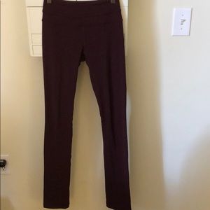 Maroon Lululemon Leggings